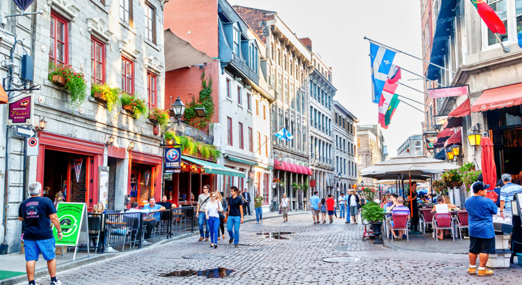 Kanada Quebec Montreal Altstadt Foto iStock ronniechua